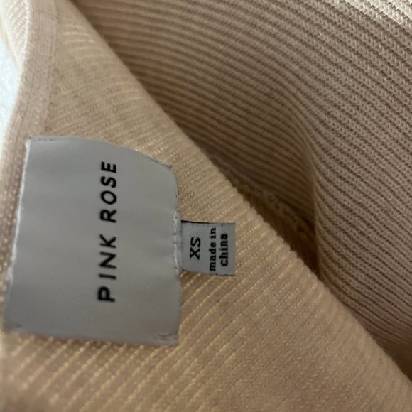 Pink Rose - Ribbed Longsleeve Top - Picture 3 of 3